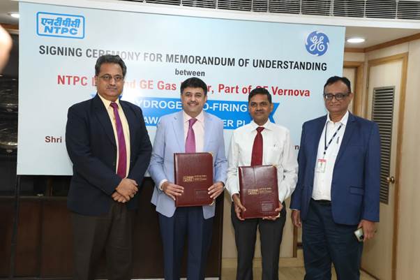Indian-GRAPEVINE-ntpc-and-ge-gas-power-sign-mou-for-demonstrating-hydrogen-co-firing-in-gas-turbines-to-further-decar