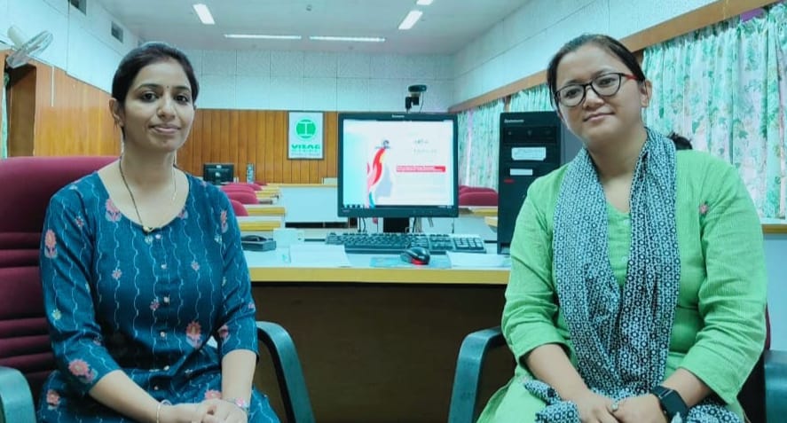 Indian-GRAPEVINE-msshilpi-sharma-msanshika-hotiyal-senior-managers-of-rinl-bag-the-prestigious-first-prize-at-aima--1