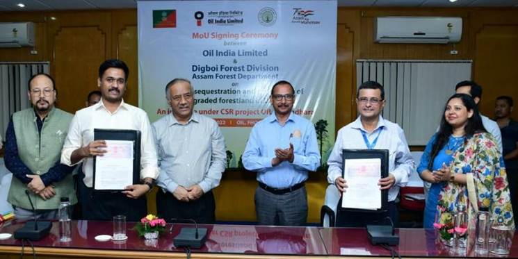 Indian-GRAPEVINE-oil-signs-mou-for-carbon-sequestration-and-restoration-of-degraded-forest-land-in-digboi