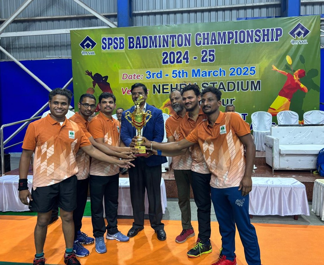 Indian-GRAPEVINE-rinl-clinches-steel-plants-sports-board-spsb-inter-steel-plants--badminton-championship-2024-25