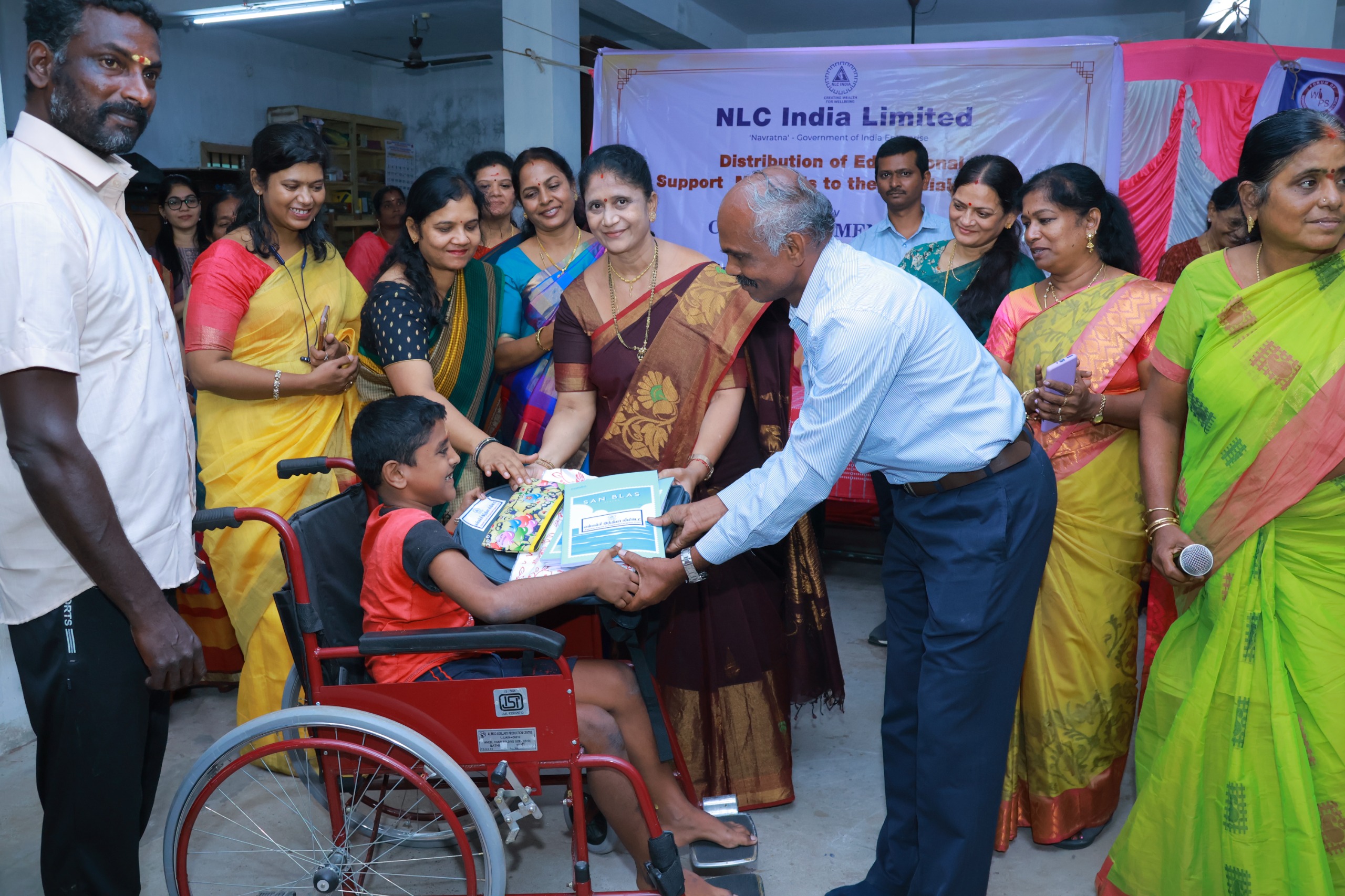 Project-Your-State-nlcil-distributes-educational-kits-to-special-children-in-chidambaram