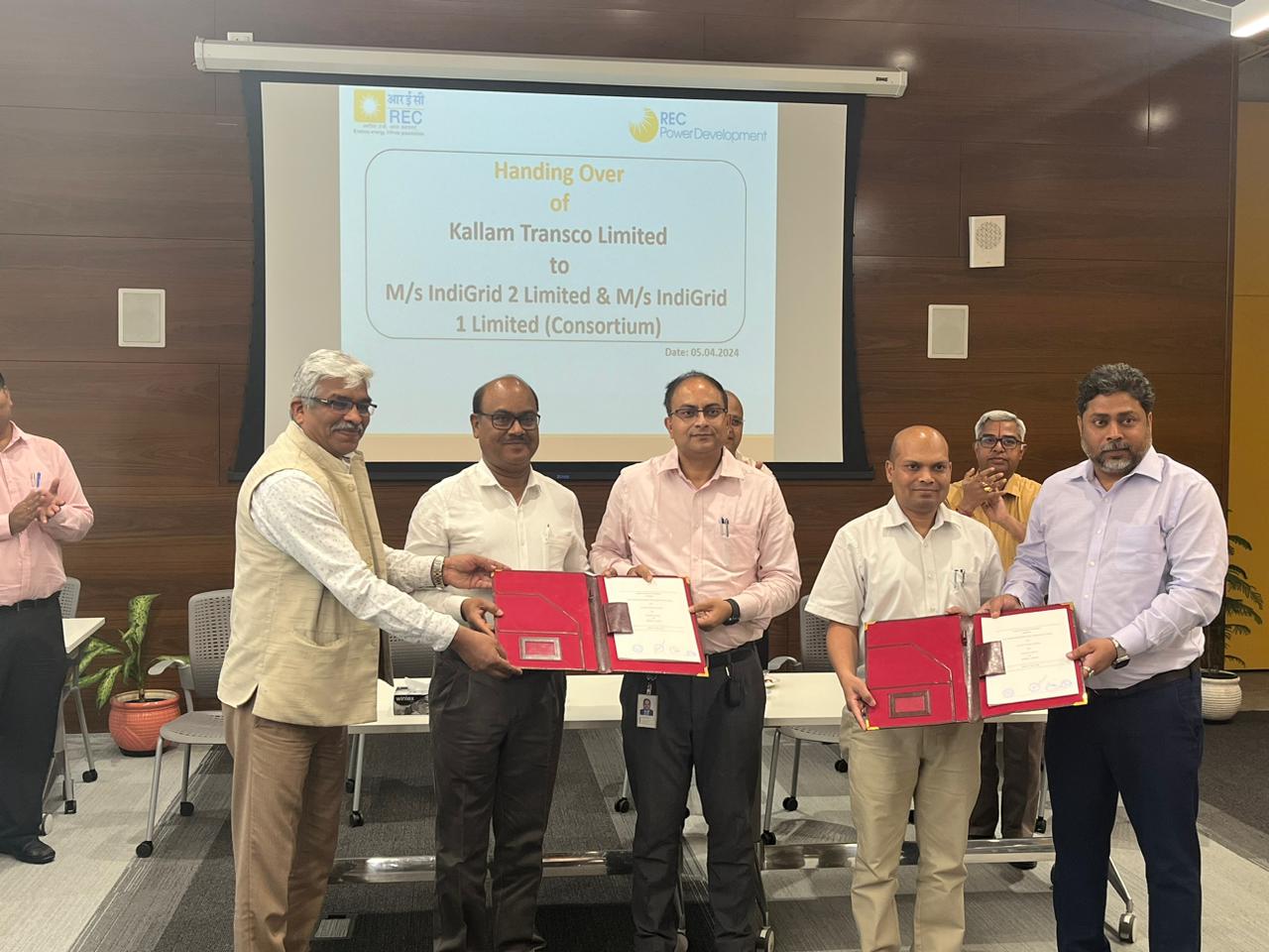 Indian-GRAPEVINE-recpdcl-hands-over-kallam-transco-limited-spv-to-indigrid--jalpura-khurja-power-transmission-limited