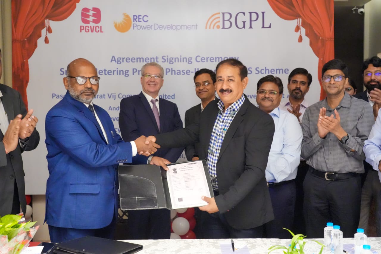 Project-Your-State-recpdcl-signs-major-smart-metering-agreements-for-3326-lakh-prepaid-meters-in-gujarat
