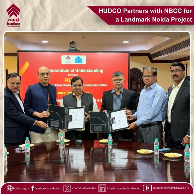 Project-Your-State-mou-singed-between--hudco-and-nbcc--for-the-landmark-project-in-noida