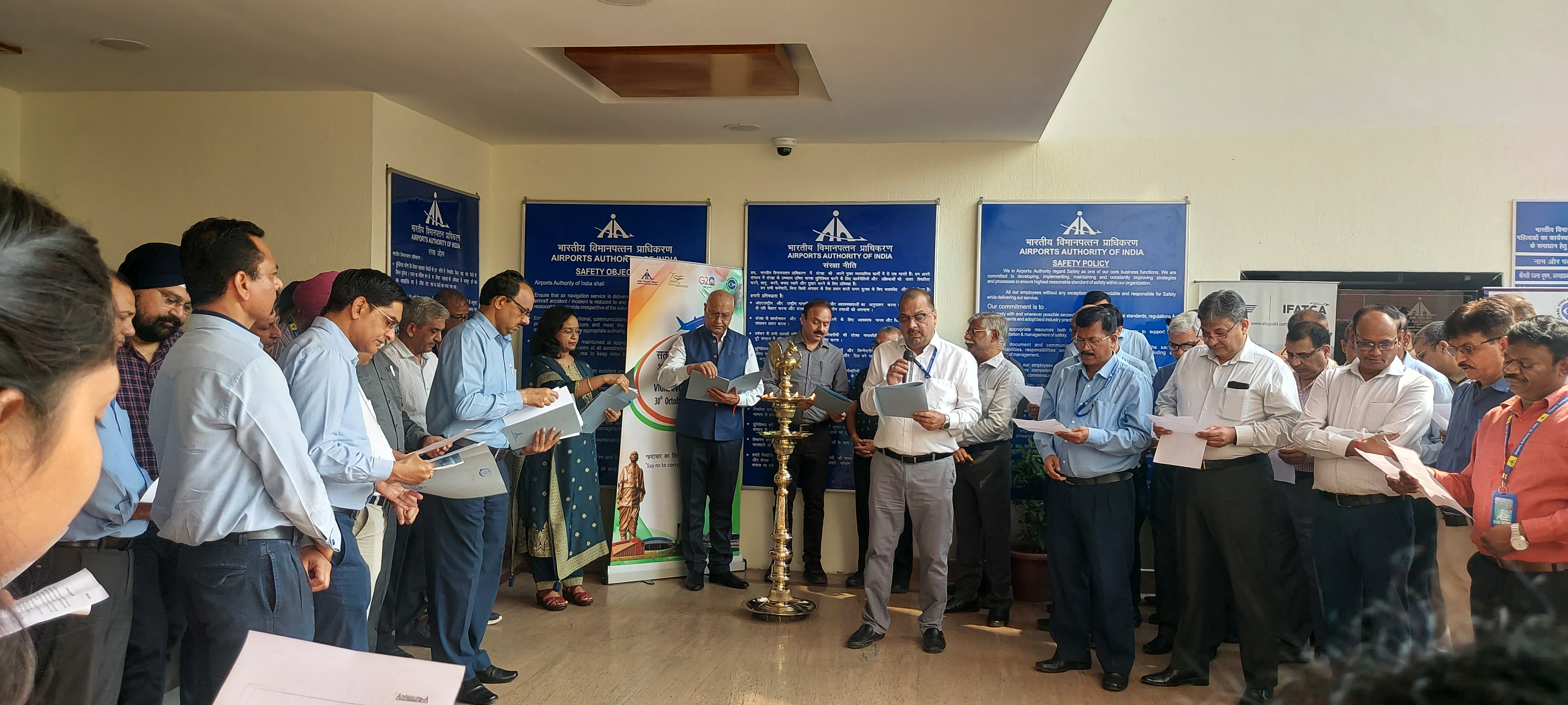 Project-Your-State-vigilance-awareness-week-2023-commenced-at-airports-authority-of-india--northern-region