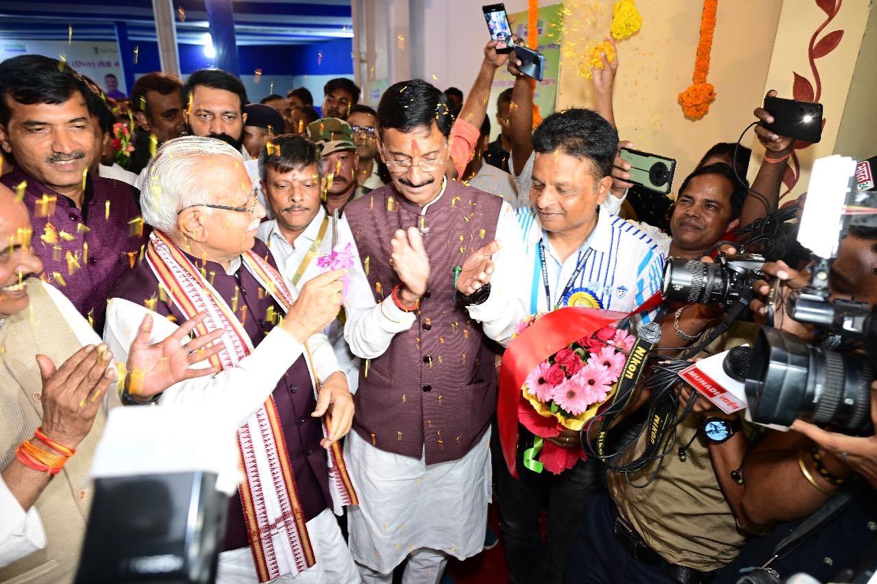 Indian-GRAPEVINE-powergrid-vishram-sadan-at-rims-ranchi-inaugurated-by-shri-manohar-lal-khattar