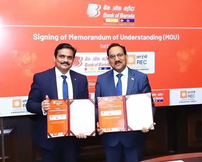 Project-Your-State-rec-limited--bank-of-baroda-sign-mou-to-finance-power-infrastructure-and-logistics-projects