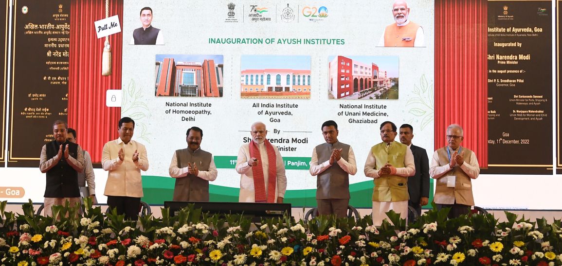 Indian-GRAPEVINE-honble-pm-inaugurates-nbcc-built-all-india-institute-of-ayurveda-goa