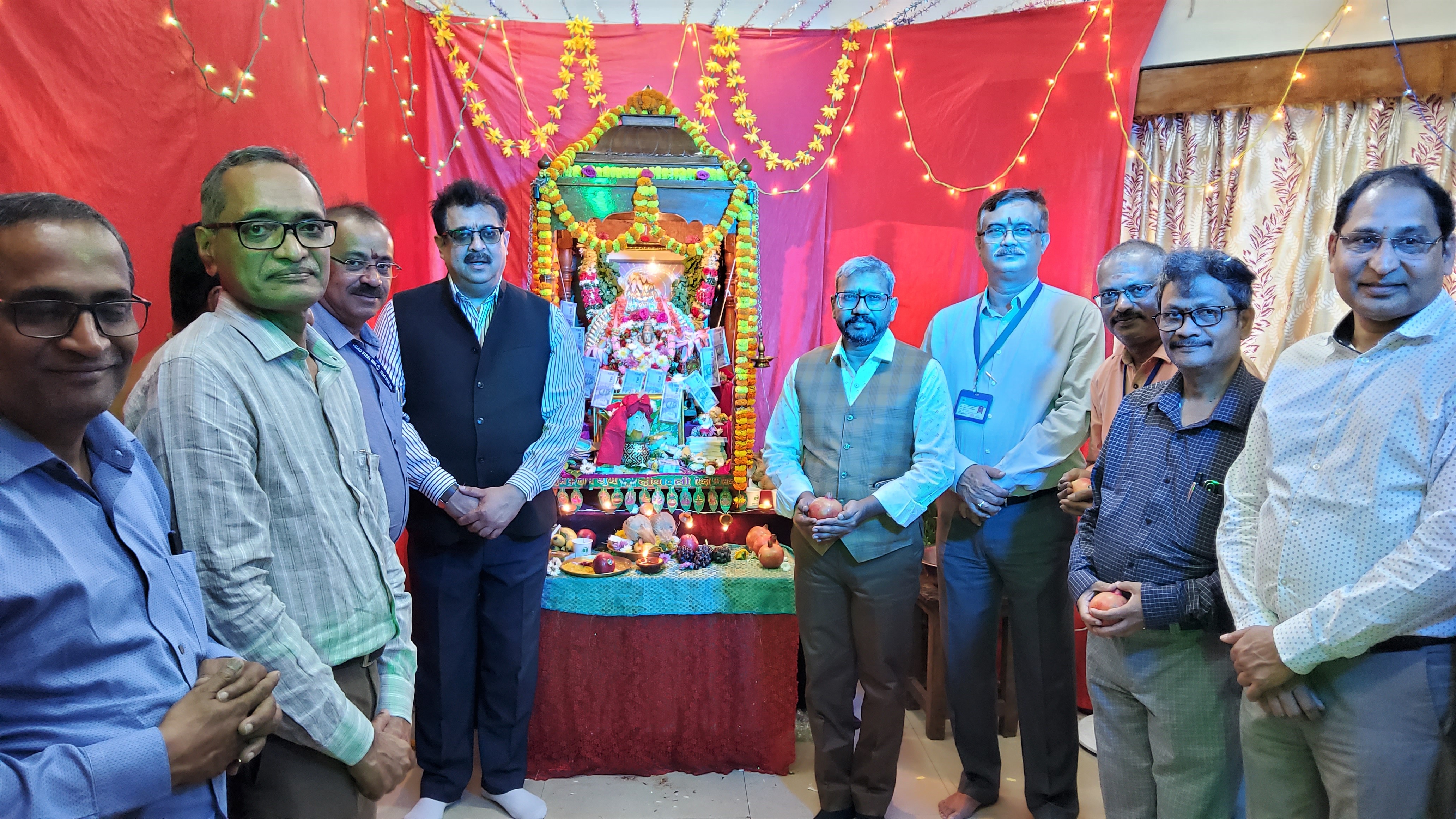 Project-Your-State-cmd-rinl--directors-cvo-rinl-participate-in-goddess-lakshmi-puja-at-rinl---shri-atul-bhatt-cmd-rinl-