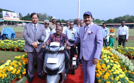 NLC INDIA LIMITED CELEBRATES 77 TH REPUBLIC DAY WITH PATRIOTIC  FERVOUR AT NEYVELI