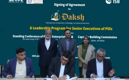 SCOPE and Capacity Building Commission partner with ISB for DAKSH Leadership program