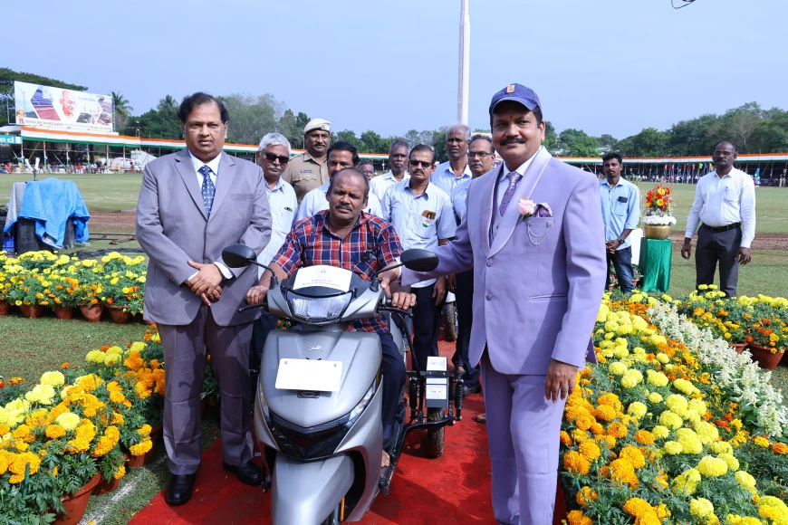 NLC INDIA LIMITED CELEBRATES 77 TH REPUBLIC DAY WITH PATRIOTIC  FERVOUR AT NEYVELI