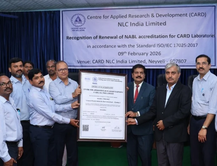 NLC INDIA LIMITED’S CARD SECURES NABL RE-ACCREDITATION UNDER ISO/IEC 17025-2017, STRENGTHENING COMMITMENT TO GLOBAL QUALITY STANDARDS