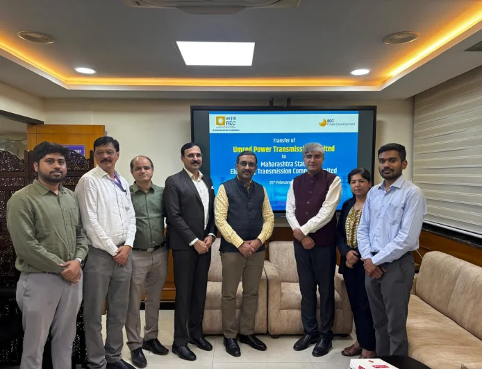 RECPDCL Hands Over Umred Power Transmission Limited, a SPV of Intra State Transmission Project of Maharashtra, to M/s Maharashtra State Electricity Transmission Company Limited