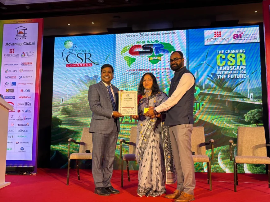 REC Limited Wins Prestigious Global CSR Excellence & Leadership Awards under the “Best CSR Projects in PSUs” category