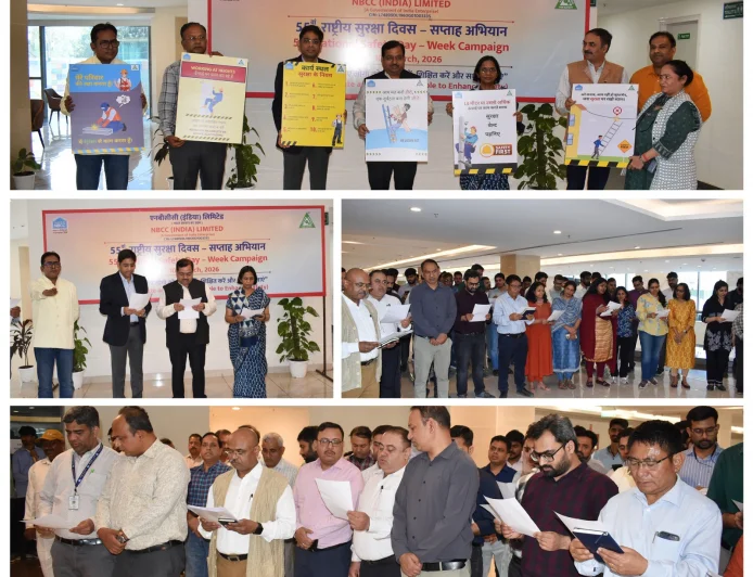 NBCC Observes 55th Safety Week 2026, Reaffirms Commitment to Workplace Safety.