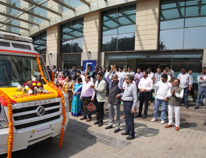 NBCC Flags Off Lifesaving Ambulance for Hanley, Ladakh under CSR Initiative