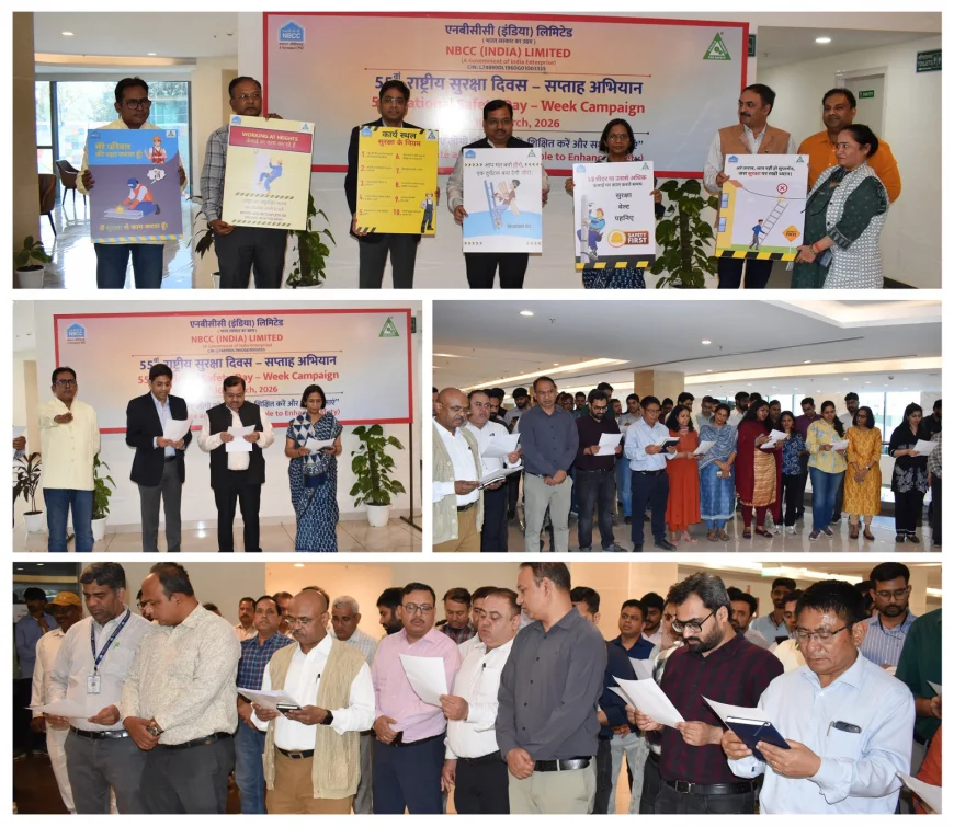 NBCC Observes 55th Safety Week 2026, Reaffirms Commitment to Workplace Safety.