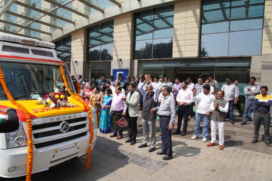 NBCC Flags Off Lifesaving Ambulance for Hanley, Ladakh under CSR Initiative