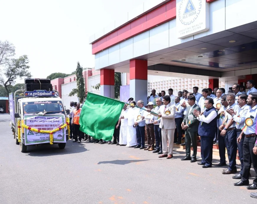 NLC INDIA LIMITED CELEBRATES NATIONAL SAFETY MONTH 2026 WITH SAFETY FLAG HOISTING AND ROAD SAFETY RALLY
