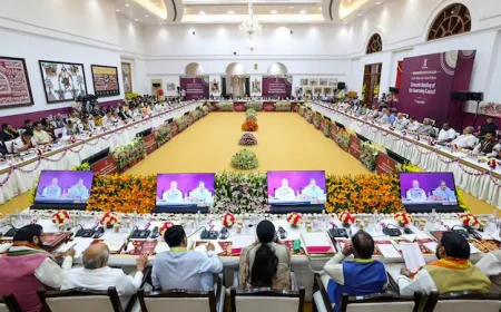 All 28 Chief Ministers Attend NITI Aayog Governing Council Meet; PM Modi Chairs Historic Session