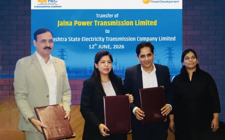 RECPDCL Hands Over Jalna Power Transmission Limited, a SPV of Intra State Transmission Project of Maharashtra, to M/s Maharashtra State Electricity Transmission Company Limited