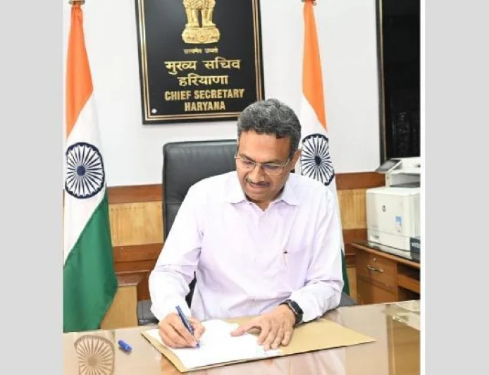 Haryana's Chief Secretary Race Heats Up as Anurag Rastogi Prepares to Retire in June