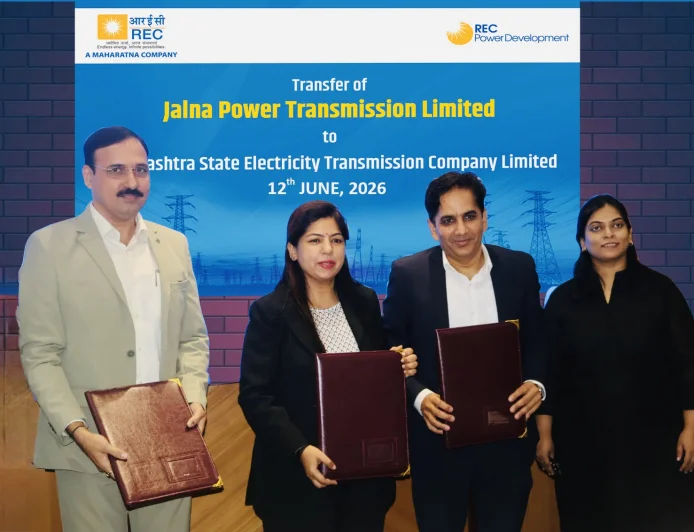 RECPDCL Hands Over Jalna Power Transmission Limited, a SPV of Intra State Transmission Project of Maharashtra, to M/s Maharashtra State Electricity Transmission Company Limited