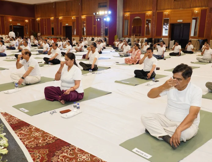 SCOPE and ITDC jointly organize Yoga Celebration