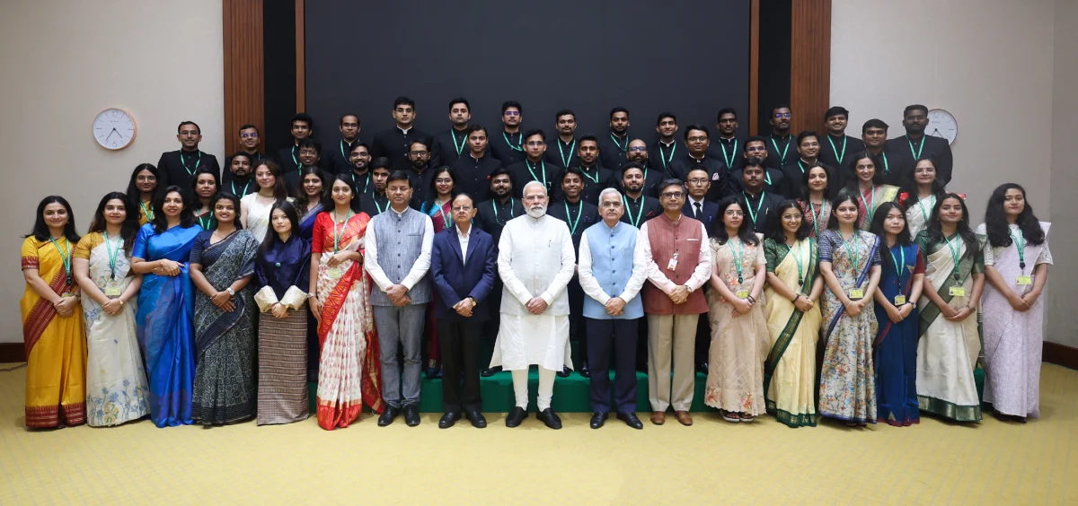 2025-Batch IFoS Officer Trainees Call on Prime Minister Narendra Modi